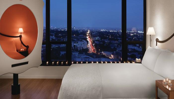 Mondrian los Angeles is a trendy hotel in West Hollywood